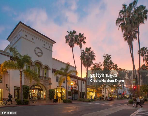 santa barbara - state street bildbanksfoton och bilder