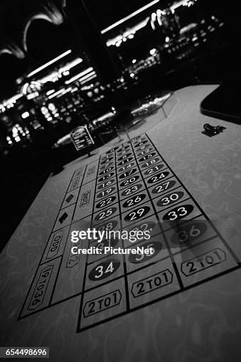 Empty Roulette Table Empty Roulette Table