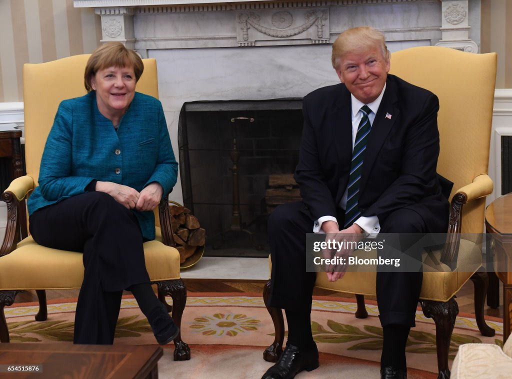 President Trump Welcomes German Chancellor Angela Merkel To The White House