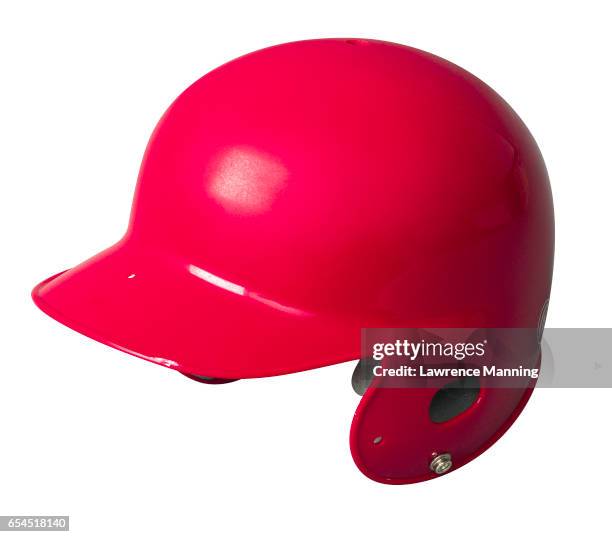 batting helmet - baseball helmet stockfoto's en -beelden