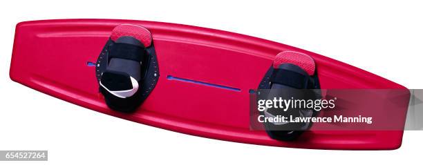 red wakeboard - wakeboarding stock pictures, royalty-free photos & images