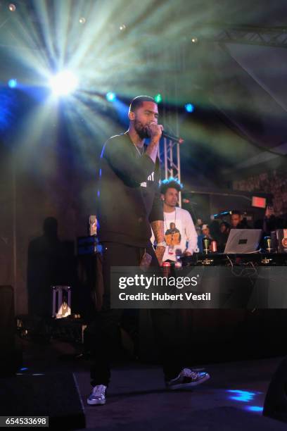 Recording artist performs onstage at the Mass Appeal music showcase during 2017 SXSW Conference and Festivals at Stubbs on March 16, 2017 in Austin,...