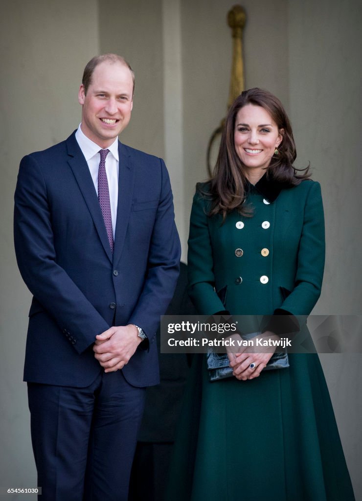 Duke and Duchess of Cambridge visit paris day 1