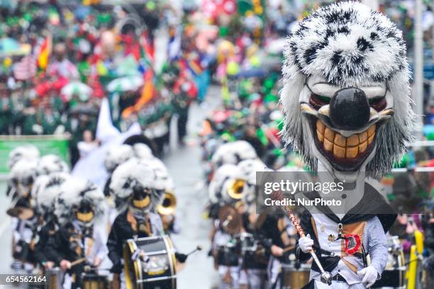 St Patrick Day Parade 2017 in Dublin's city center. This year edition of St Patrick's Festival takes place from March 16th-19th, and brings 3,000...