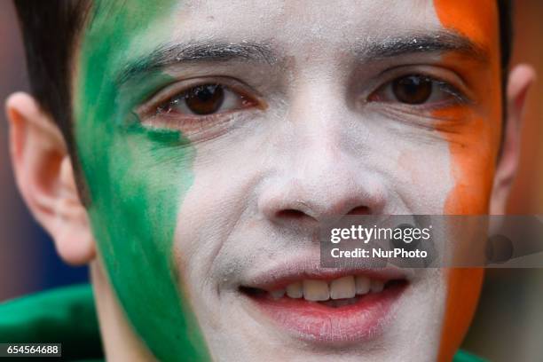 People celebrate St Patrick's Day 2017. This year edition of St Patrick's Festival takes place from March 16th-19th, and brings 3,000 artists,...