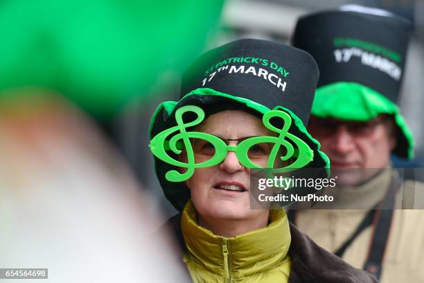 People celebrate St Patrick's Day 2017. This year edition of St Patrick's Festival takes place from March 16th-19th, and brings 3,000 artists,...