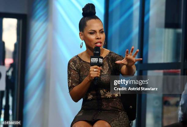 Actress Amirah Vann visits Build series to discuss the WGN America show "Underground" at Build Studio on March 17, 2017 in New York City.