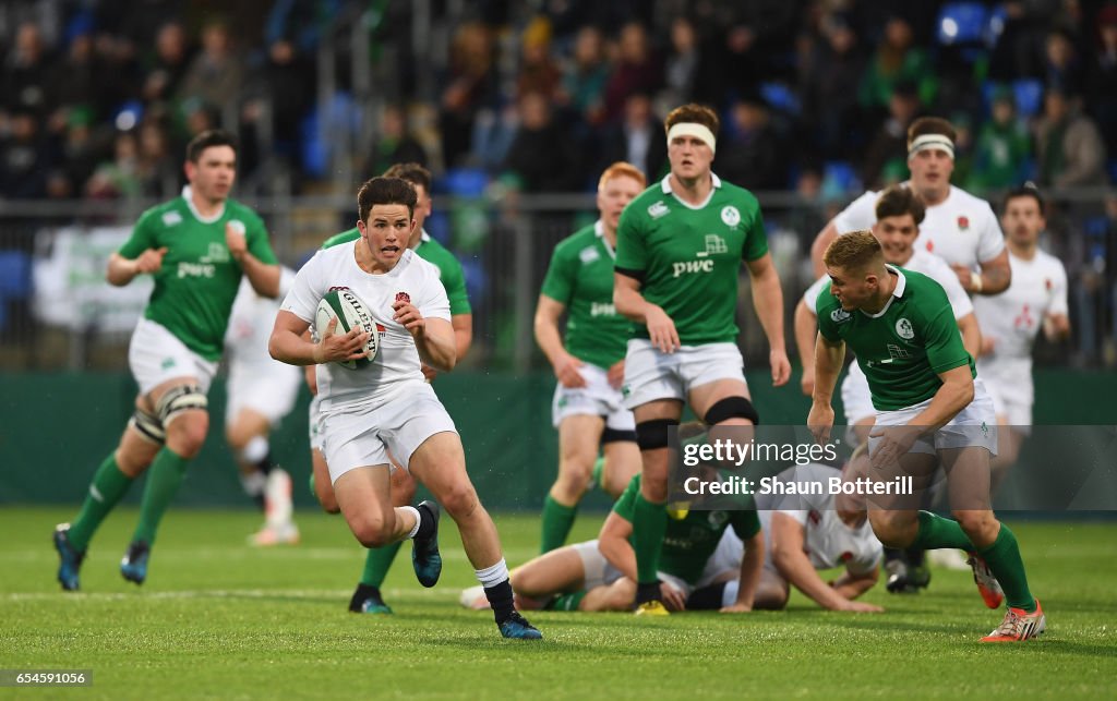 Ireland v England - U20 Six Nations Rugby Championship