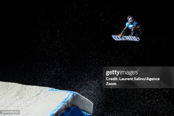 Roope Tonteri of Finland competes during the FIS Freestyle Ski & Snowboard World Championships Big Air on March 17, 2017 in Sierra Nevada, Spain
