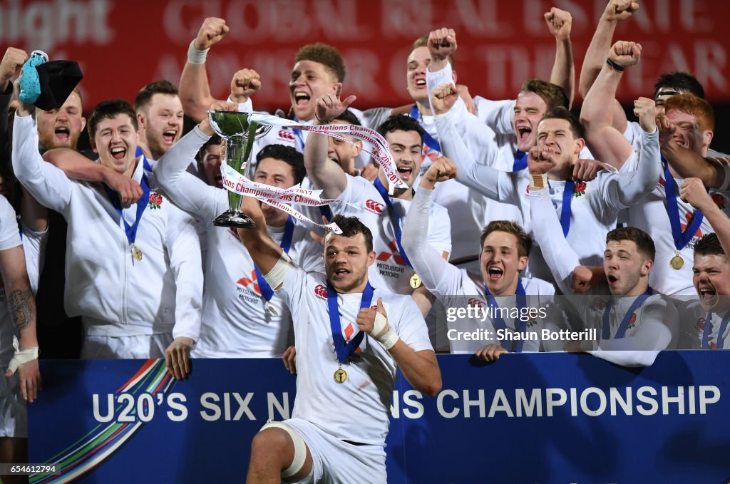 Ireland v England - U20 Six Nations Rugby Championship