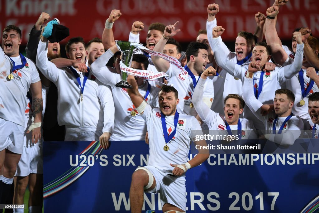 Ireland v England - U20 Six Nations Rugby Championship