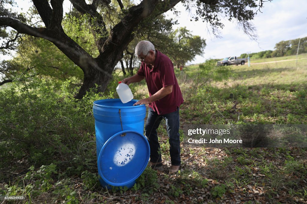 Immigrant Rights Activist Stocks Remote Water Stations For Migrants