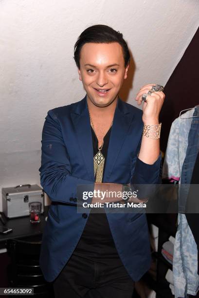 Julian F. M. Stoeckel during the talkshow 'Waschen, schneiden, talken' at BKA-Theater on March 17, 2017 in Berlin, Germany.