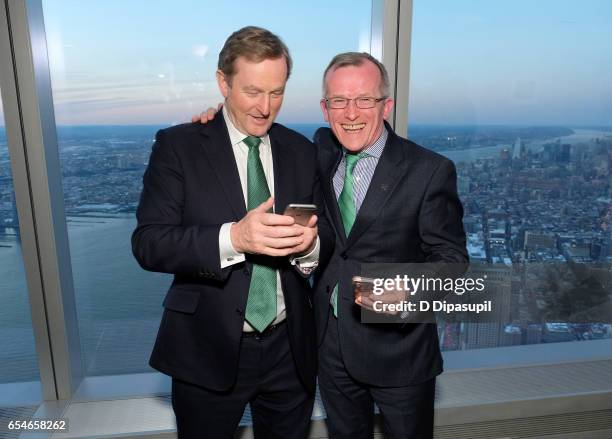 Irish Prime Minister Enda Kenny and Tourism Ireland CEO Niall Gibbons attend as Tourism Ireland marks its St. Patrick's Day Global Greening...