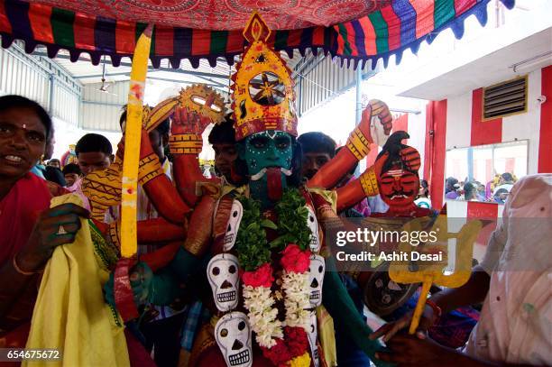 angalamman festival, kaveripattinam, tamil nadu, india - kaveripattinam stock pictures, royalty-free photos & images