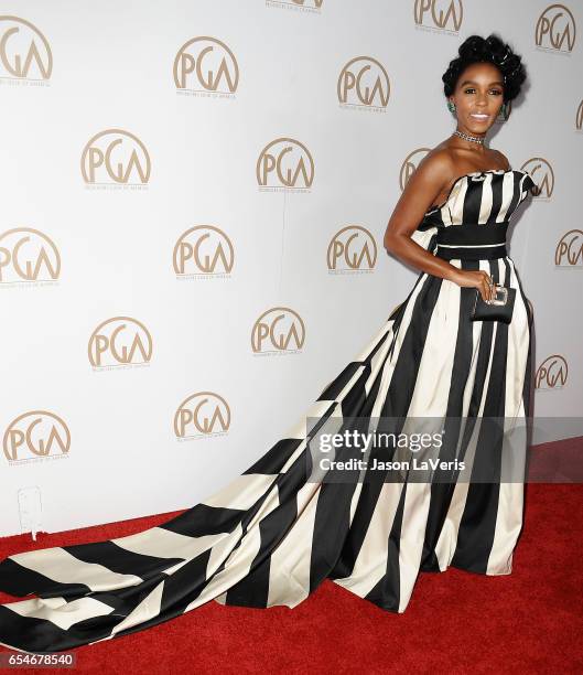 Janelle Monae attends the 28th annual Producers Guild Awards at The Beverly Hilton Hotel on January 28, 2017 in Beverly Hills, California.