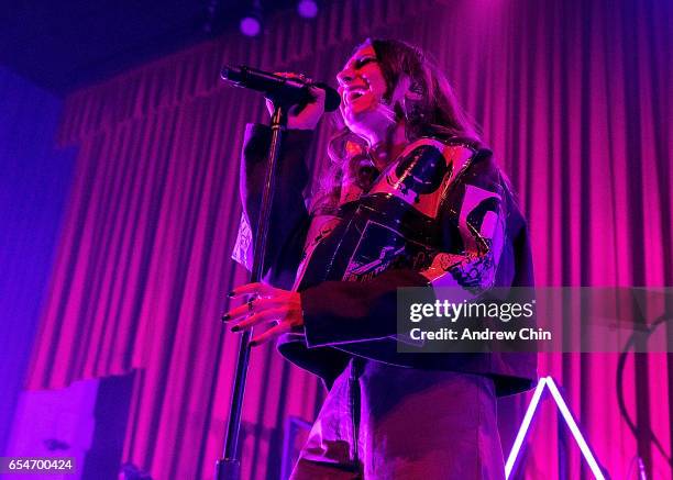 Daya performs on stage at Rio Theatre on March 17, 2017 in Vancouver, Canada.