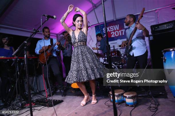 ILe performs onstage at the Kichink music showcase during 2017 SXSW Conference and Festivals at Half Step on March 17, 2017 in Austin, Texas.