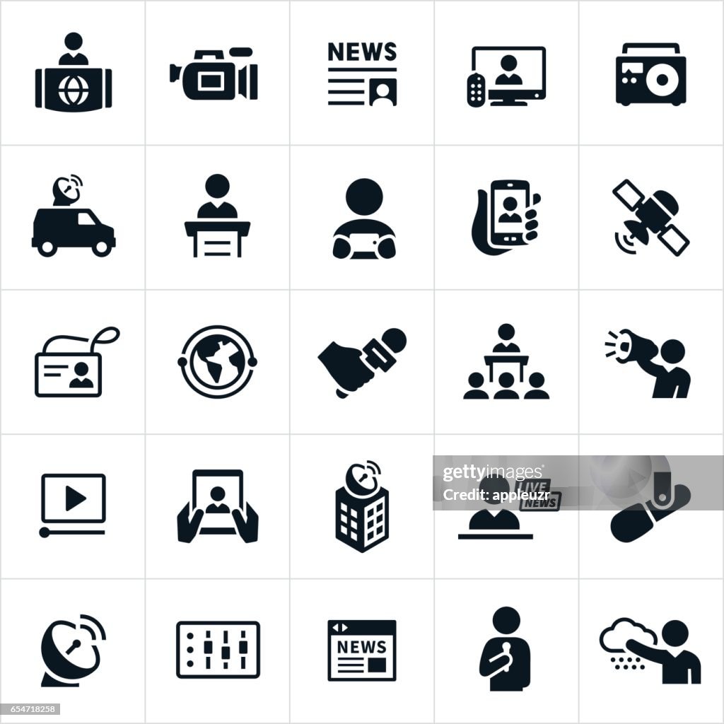Icônes des médias d’information