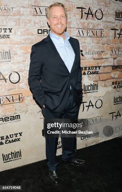 Personal Trainer Gunnar Peterson attends day one of TAO, Beauty & Essex, Avenue and Luchini LA Grand Opening on March 16, 2017 in Los Angeles,...