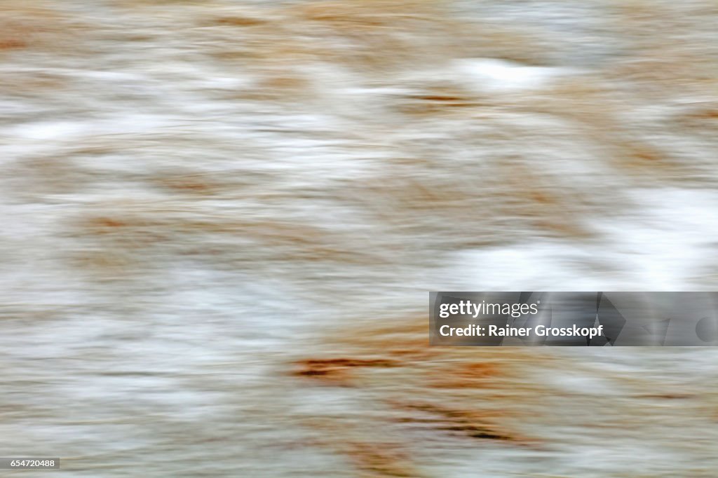 Grass and snow in winter (blurred)
