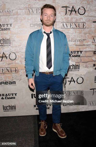 Actor Chris Masterson attends day one of TAO, Beauty & Essex, Avenue and Luchini LA Grand Opening on March 16, 2017 in Los Angeles, California.