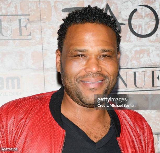 Anthony Anderson attends day one of TAO, Beauty & Essex, Avenue and Luchini LA Grand Opening on March 16, 2017 in Los Angeles, California.