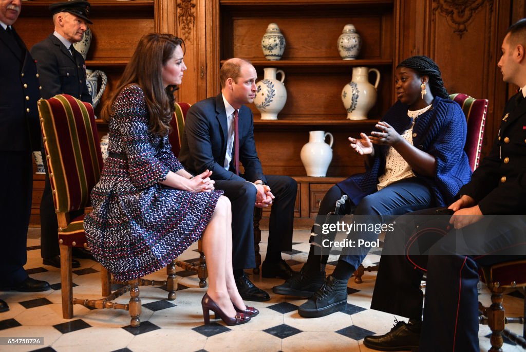 The Duke And Duchess Of Cambridge Visit Paris: Day Two