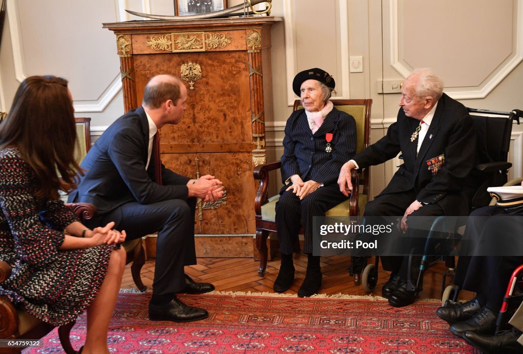 The Duke And Duchess Of Cambridge Visit Paris: Day Two