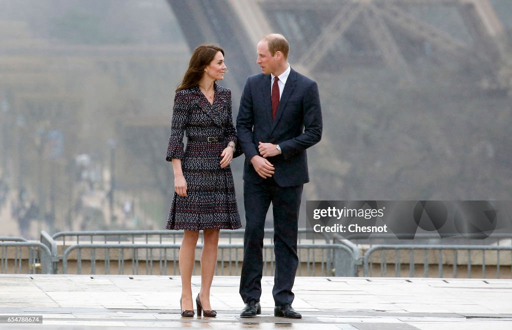 The Duke And Duchess Of Cambridge Visit Paris: Day Two