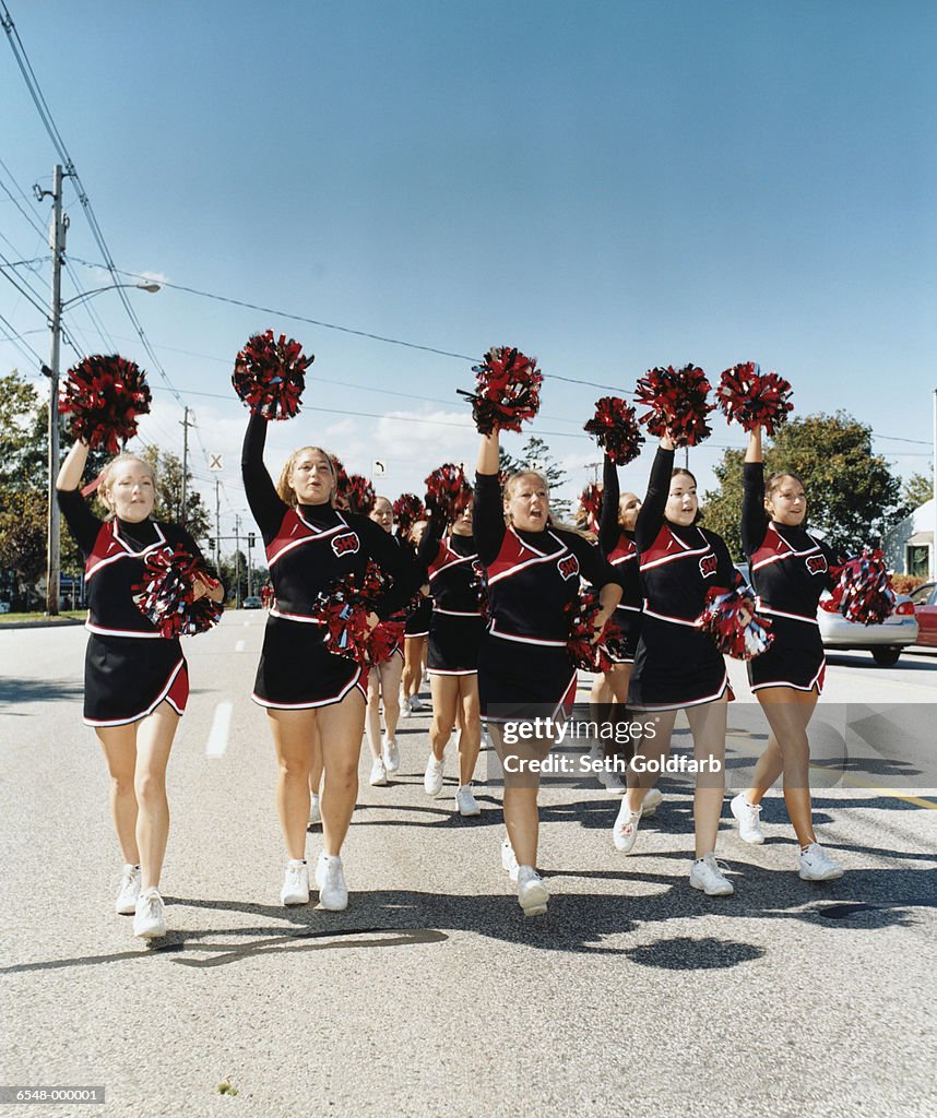 Cheerleaders on Parade