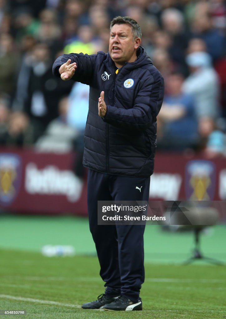 West Ham United v Leicester City - Premier League