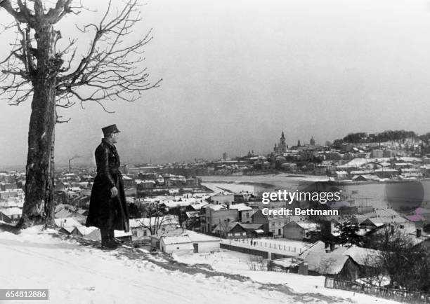 View of Przemysl from a hilltop.