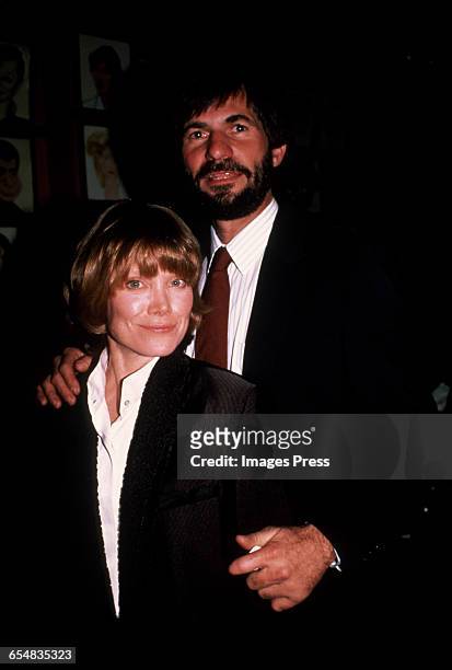 Sissy Spacek and husband Jack Fisk circa 1987 in New York City.
