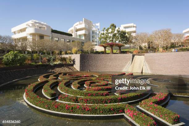 getty center in los angeles - getty center stock pictures, royalty-free photos & images