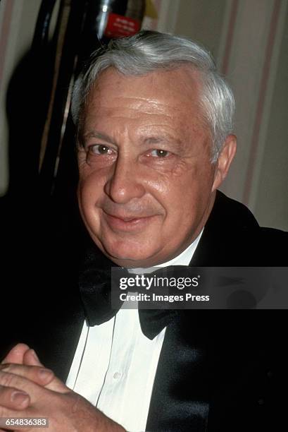 1980s: Ariel Sharon circa 1980s in New York City.