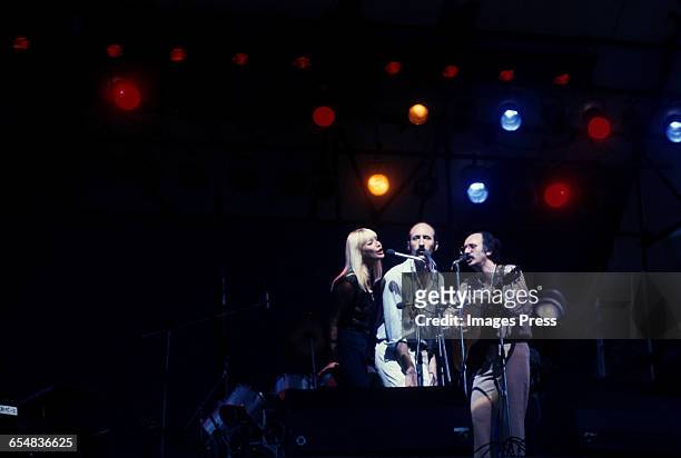 Peter, Paul and Mary in concert circa 1978 in New York City.
