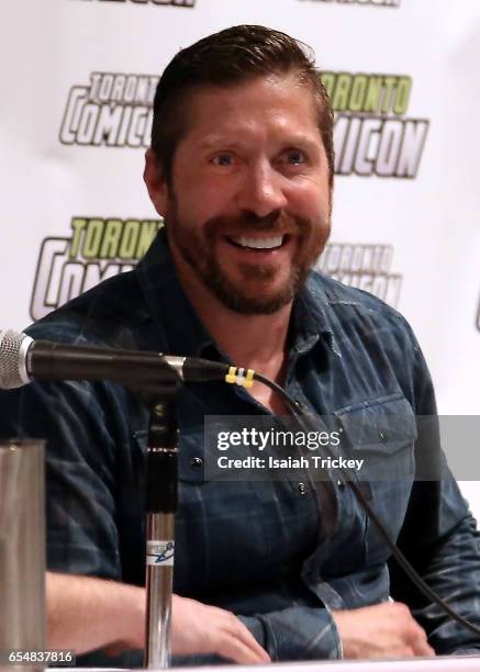 Actor Ray Park 'Darth Maul in Star Wars Episode I' attends Toronto ComiCon 2017 at Metro Toronto Convention Centre on March 17, 2017 in Toronto,...