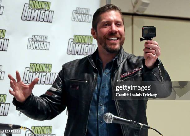 Actor Ray Park 'Darth Maul in Star Wars Episode I' attends Toronto ComiCon 2017 at Metro Toronto Convention Centre on March 17, 2017 in Toronto,...