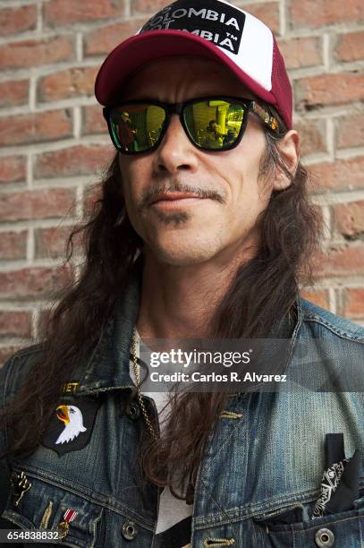 Actor Oscar Jaenada attends 'Oro' photocall during the 20th Malaga Film Festival on March 18, 2017 in Malaga, Spain.