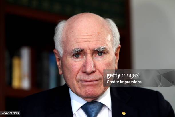 John Howard in his Sydney office. John Winston Howard, OM, AC was the 25th Prime Minister of Australia, serving from 11 March 1996 to 3 December...