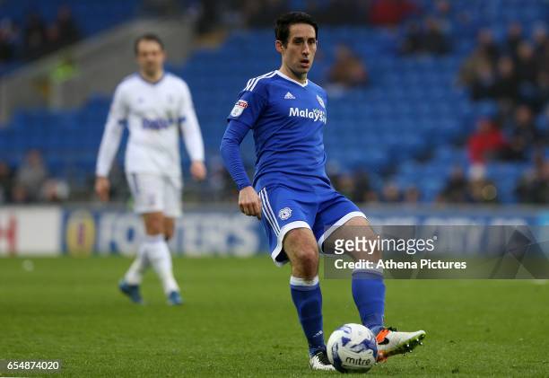 Peter Whittingham of Cardiff City during the Sky Bet Championship match between Cardiff City and Ipswich Town at The Cardiff City Stadium on March...
