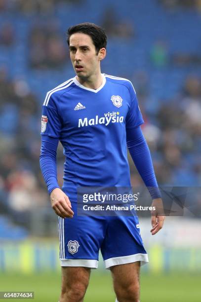 Peter Whittingham of Cardiff City during the Sky Bet Championship match between Cardiff City and Ipswich Town at The Cardiff City Stadium on March...