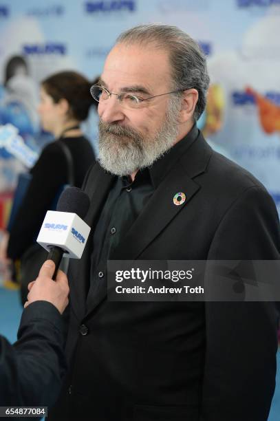 Actor Mandy Patinkin at the United Nations Headquarters celebrating International Day of Happiness in conjunction with SMURFS: THE LOST VILLAGE on...