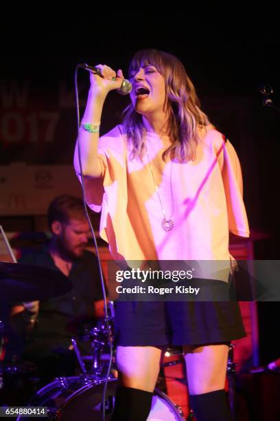 BeLL performs onstage at The Grammy Museum Presents Homegrown Los Angeles at Tap Room at the Market on March 17, 2017 in Austin, Texas.