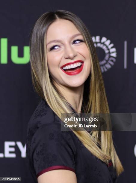 Melissa Benoist attends the Paley Center For Media's 34th Annual PaleyFest Los Angeles - The CW - on March 18, 2017 in Hollywood, California.