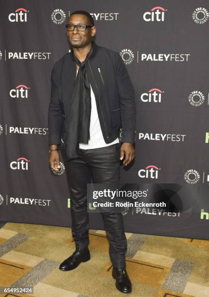 Actor David Harewood attends The Paley Center for Media's 34th Annual PaleyFest Los Angeles - The CW at Dolby Theatre on March 18, 2017 in Hollywood,...