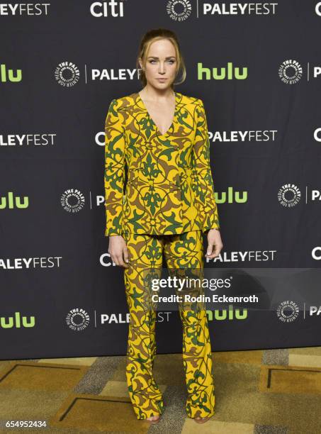 Actress Caity Lotz attends The Paley Center for Media's 34th Annual PaleyFest Los Angeles - The CW at Dolby Theatre on March 18, 2017 in Hollywood,...
