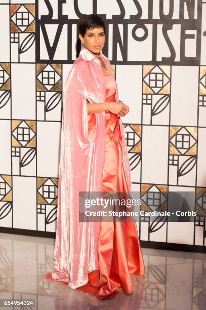 Princess Deena Aljuhani Abdulaziz attends the Rose Ball 2017 To Benefit The Princess Grace Foundation at Sporting Monte-Carlo on March 18, 2017 in...