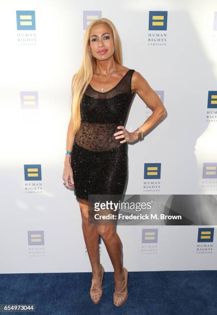 Actor Carol Shaya at The Human Rights Campaign 2017 Los Angeles Gala Dinner at JW Marriott Los Angeles at L.A. LIVE on March 18, 2017 in Los Angeles,...